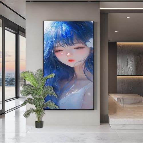 Diamond Painting Schönheit Diamond Painting Erwachsene Schön Diamant Kunst Malerei Bilder Kinder ab 10 Jahre 5D DIY Crystal Art Diamant Malerei Set Deko Schlafzimmer Geschenke für Frauen 70x200cm J809 von zohjlinwq