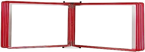 Büro-Ordner, A4, Aktenhalter zur Wandmontage (Größe: 13 x 9 x 3,9 Zoll)(Red) von zqagBaod