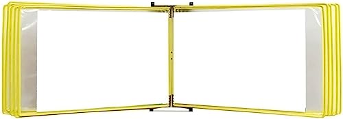 Büro-Ordner, A4, Aktenhalter zur Wandmontage (Größe: 13 x 9 x 3,9 Zoll)(Yellow) von zqagBaod