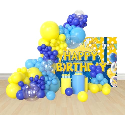 Geburtstag Deko Yellow Luftballons Dekoration Banana Fotografie Hintergrund Foto Kinder Party Banner von zuxinor