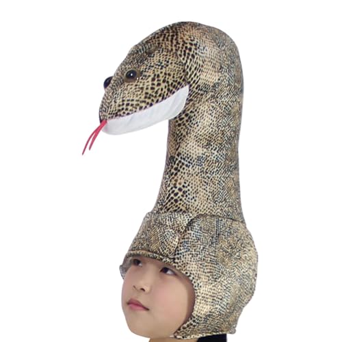 2025 Year of the Snake Animal Hat, Chinese New Year Hat, Animal Headgear for New Year, Cute Snake Headgear, New Year Costume Accessories, Holiday Dress-Up Hat, Chinese Festival Hat, Snake Animal Hat von zwxqe