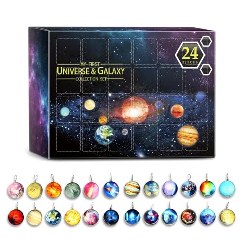Charm-Adventskalender, Weihnachts-Schmuck-Countdown-Kalender, Festival-Anhänger-Kalender, 24-Tage-Ohrring-Kalender, Halsketten-Adventskalender, Mädchen-Schmuck-Countdown, Planeten-Weihnachtsschmuck Charm-Adventskalender, Weihnachts-Schmuck-Countdown-Kalender, Festival-Anhänger-Kalender, 24-Tage-Ohrring-Kalender, Halsketten-Adventskalender, Mädchen-Schmuck-Countdown, Planeten-Weihnachtsschmuck von zwxqe
