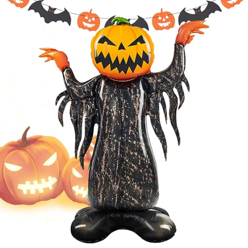 Halloween-Bodenballons, Spukhaus-Dekorationen, gruselige Partyballons, Gothic-Festival-Ballons, Halloween-Desktop-Dekorationen, gruselige Festival-Ballons, Halloween-Ballon- von zwxqe