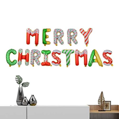 Merry Christmas Balloons, Foil Christmas Decorations, New Year Balloons, Christmas Wall Banner Set, Family Christmas Photo Backdrop, Holiday Balloon Banners, Christmas Festive Decorations, von zwxqe