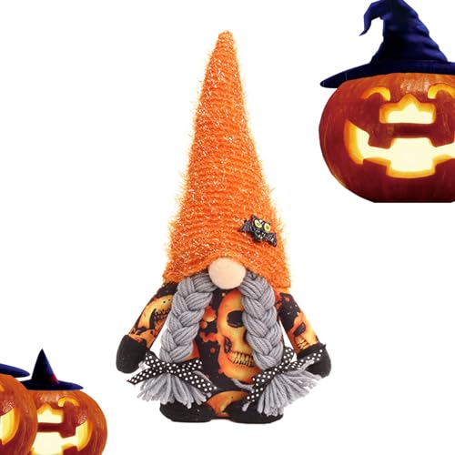 zwxqe Halloween Gnomes Decorations, Handmade Faceless Dwarf Dolls, Halloween Stuffed GNOME, Collectible Halloween Gnomes, Faceless GNOME Decoration, Spooky GNOME Decor, Desk Halloween Gnomes von zwxqe