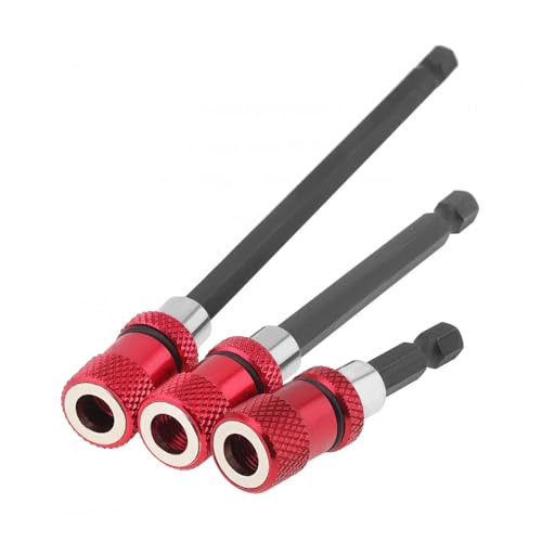 3 teile/satz Magnetische Elektrische Schraubendreher Bit Halter Adapter Quick Release Hex Schaft Verlängerung Bar Buchse Schraube Fahrer Bohrer von zyzZSRHZYZ