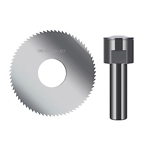 HSS-Sägeblatt, 125 mm, Schlitzsägeblatt for CNC-Schlitzbearbeitung, Fräsen, Trennscheibe, Metallschneidwerkzeuge(125x4.0x27x40T) von zyzZSRHZYZ