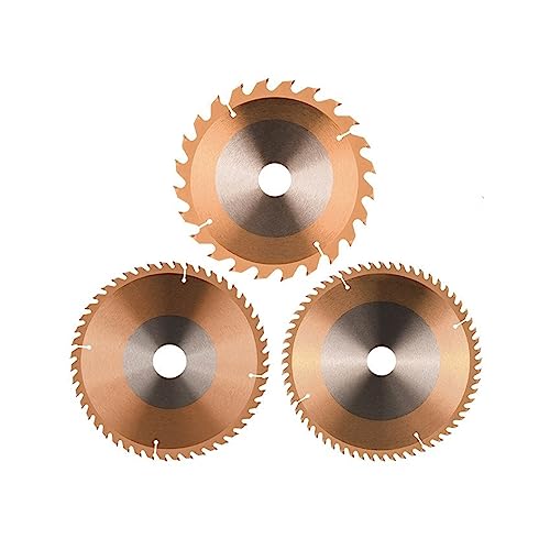 Kreissägeblatt Holztrennscheibe 205 mm 210 mm TiCN-beschichtetes TCT-Holzblatt Hartmetallbestücktes Elektrowerkzeug(3pcs Set) von zyzZSRHZYZ