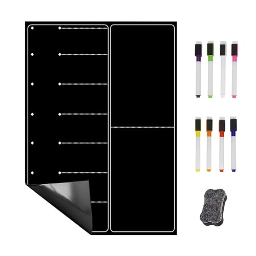 Magnetisches Whiteboard, Planertafel, Küche, Kühlschrank, Kalender, Organizer, Notizblock, Wochenplaner, Whiteboard, Kühlschrankmagnete von zyzZSRHZYZ