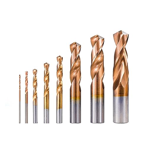 Wolframkarbid-Bohrer, 1,0–12 mm, Spiralbohrer, TiCN-Beschichtung, Vollhartmetall-Kernbohrer for harte Metallbearbeitung, Bohren(5.5x30x50) von zyzZSRHZYZ