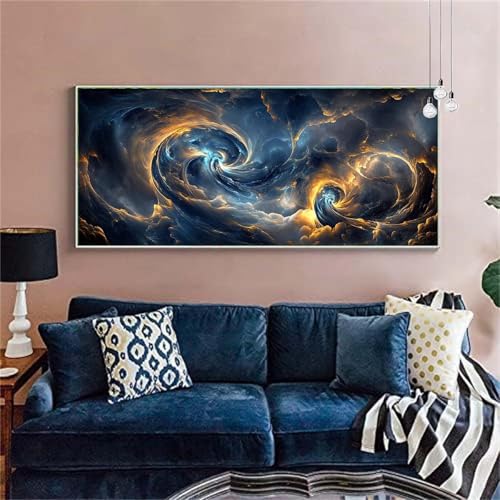 Diamond Painting Abstraktion Diamond Painting Erwachsene Groß 100x200cm Diamant Painting Bilder Landschaft(5)Diamond Painting Kinder Diamant Kunst Malerei Set Zimmer Deko, Geschenke für Frauen X-34 von zzgoanguo