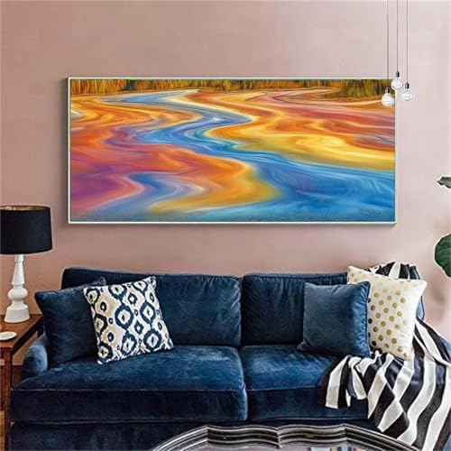 Diamond Painting Abstraktion Diamond Painting Erwachsene Groß 80x200cm Diamant Painting Bilder Linien(5)Diamond Painting Kinder Craft Diamant Kunst Malerei Set Zimmer Deko, Geschenke für Frauen X-61 von zzgoanguo