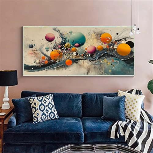 Diamond Painting Erwachsene/Kinder, Abstraktion Diamond Painting Ball Malen nach Zahlen Groß Diamant Cross Stickerei Malerei Diamant Painting Bilder für Deko Wohnzimmer MädchenGeschenk 90x180cm X-48 von zzgoanguo