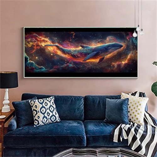 Diamond Painting Erwachsene/Kinder, Abstraktion Diamond Painting Wal Malen nach Zahlen Groß Diamant Cross Stickerei Malerei Diamant Painting Bilder für Deko Wohnzimmer MädchenGeschenk 70x200cm X-30 von zzgoanguo