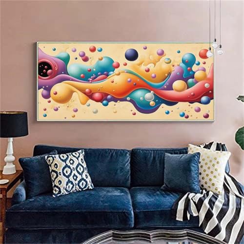 Diamond Painting Erwachsene Groß 100x200cm Abstraktion Diamant Painting Bilder Ball(2)Diamond Painting Kinder DIY Vollbohrer Diamant Malerei mit Diamond Painting Zubehör Stickerei Bastelset X-47 von zzgoanguo