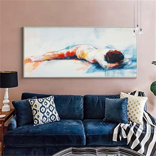 Diamond Painting Erwachsene Groß 100x200cm Abstraktion Diamant Painting Bilder Mensch Diamond Painting Kinder DIY Vollbohrer Diamant Malerei mit Diamond Painting Zubehör Stickerei Bastelset X-38 von zzgoanguo