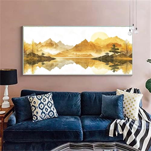 Diamond Painting Erwachsene Groß 50x100cm Landschaft Diamant Painting Bilder China(2)Diamond Painting Kinder DIY Vollbohrer Diamant Malerei mit Diamond Painting Zubehör Stickerei Bastelset X-266 von zzgoanguo