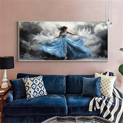 Diamond Painting Erwachsene Groß 50x100cm Wunderschön Diamant Painting Bilder Frau Diamond Painting Kinder DIY Vollbohrer Diamant Malerei mit Diamond Painting Zubehör Stickerei Set Bastelset X-275 von zzgoanguo