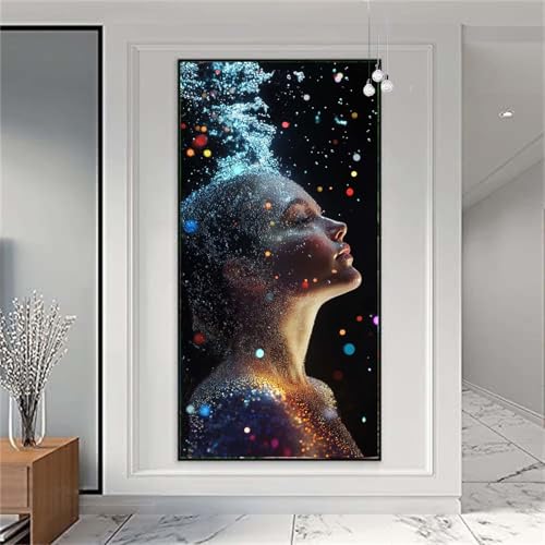 Diamond Painting Erwachsene Groß 70x200cm Frau. Diamant Painting Bilder Schön Diamond Painting Kinder DIY Diamant Malerei mit Diamond Painting Zubehör Mosaikherstellung Stickerei Bastelset X-926 von zzgoanguo