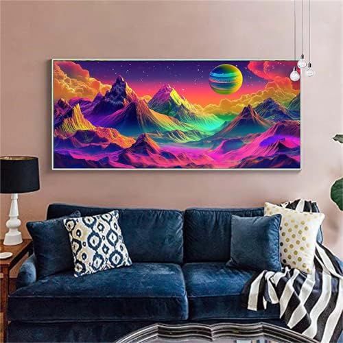 Diamond Painting Fantasie Diamond Painting Erwachsene Groß 100x200cm Diamant Painting Bilder Landschaft(2)Diamond Painting Kinder Full Diamant Kunst Malerei Set Zimmer Deko,Geschenke für Frauen X-283 von zzgoanguo