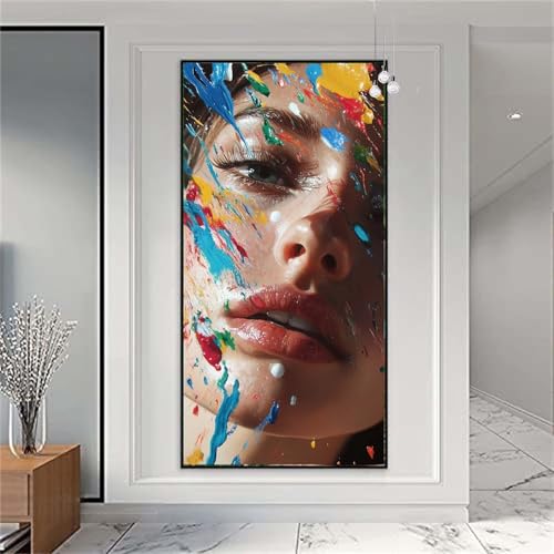 Diamond Painting Frau. Diamond Painting Erwachsene Groß 20x50cm Diamant Painting Bilder Sexy Diamond Painting Kinder DIY Full Diamant Kunst Malerei Set Zimmer Deko, Geschenke für Frauen X-937 von zzgoanguo