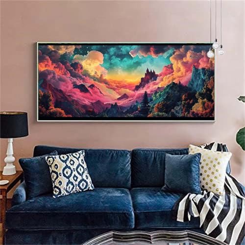 Diamond Painting Phantasie Diamond Painting Erwachsene Groß 20x50cm Diamant Painting Bilder Landschaft Diamond Painting Kinder Craft Diamant Kunst Malerei Set Zimmer Deko, Geschenke für Frauen X-289 von zzgoanguo