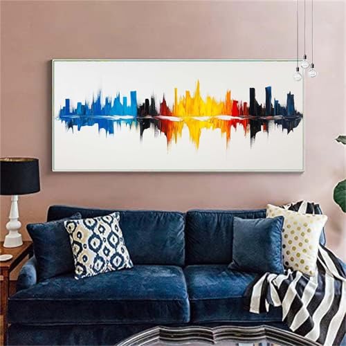 Diamond Painting Städte Diamond Painting Erwachsene Groß 100x200cm Diamant Painting Bilder Graffiti(4)Diamond Painting Kinder DIY Full Diamant Kunst Malerei Set Zimmer Deko,Geschenke für Frauen X-13 von zzgoanguo